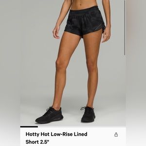 Lululemon hotty hot shorts